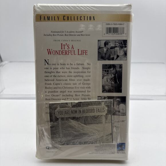 Its a Wonderful Life (VHS, 1996,) NEW & Factory Sealed with Trading Cards RARE - Picture 11 of 14